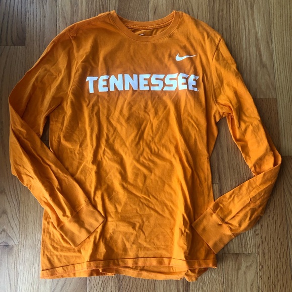 Nike Other - Nike Orange Crewneck Tee with White Logo